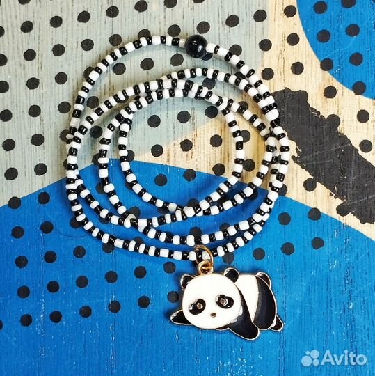 Кулон на подвески из бисера