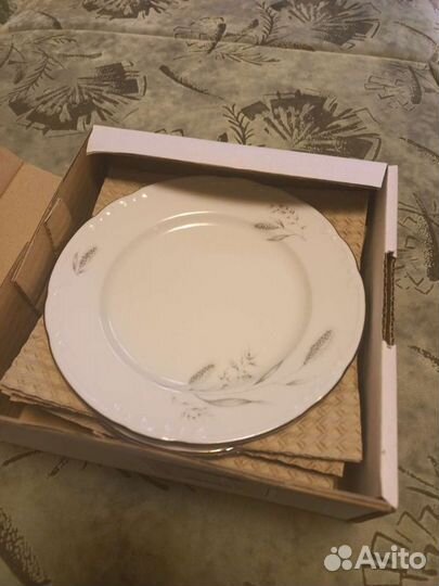 Тарелка десертная фарфор Чехия Bohemia
