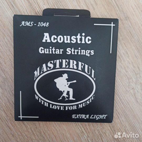 Струны для акустической гитары металлические