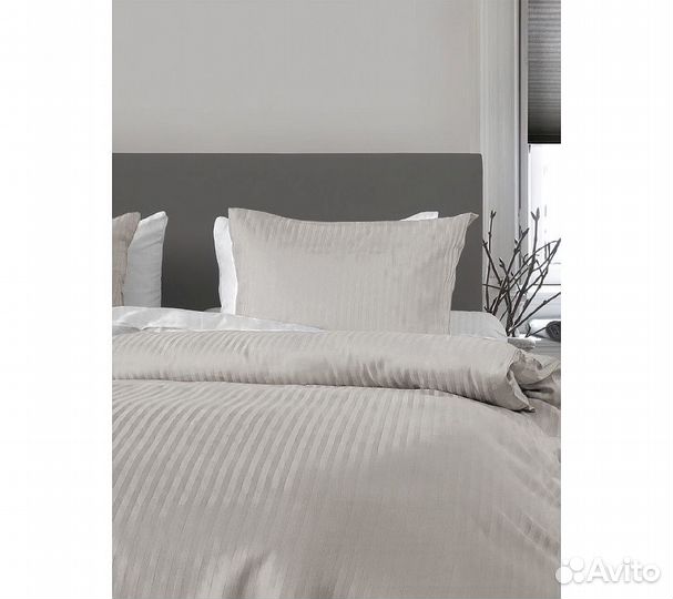 Постельное белье GoodNight Страйп-сатин 1,5 сп. (с