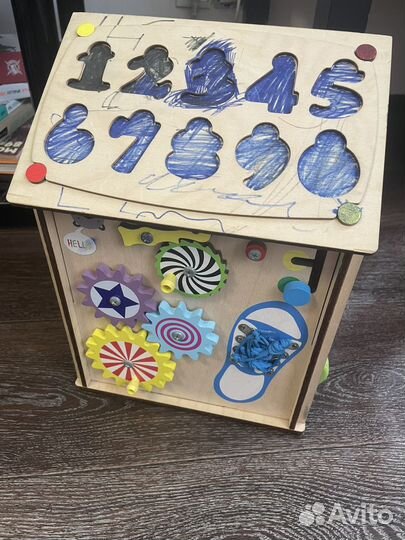 Бизиборд деревянный