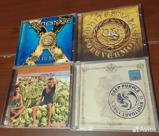 Сд диски лицензия рок блюз Whitesnake Deep Purple
