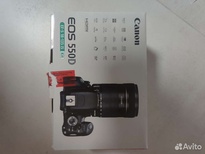 Зеркальный фотоаппарат 550 d eos