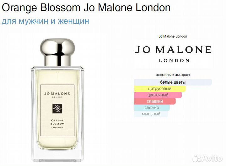 Духи Jo Malone Ассортимент