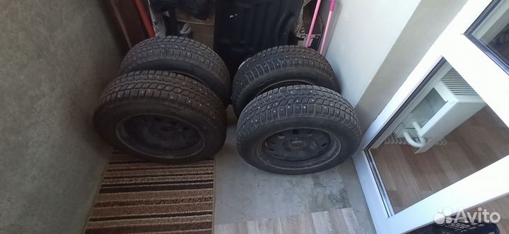 Колеса Шины kama 175/65R14 82T 505 Irbis TL шип