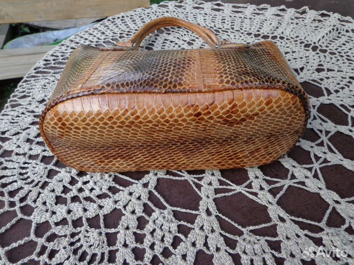 Сумка женская из кожи питона