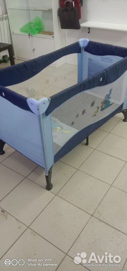 Детская кровать манеж