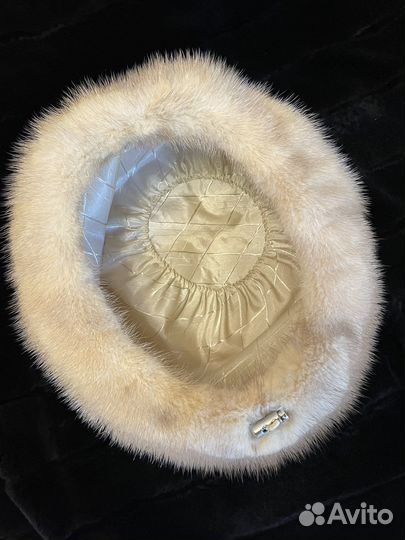 Норковая шапка берет в идеальном состоянии