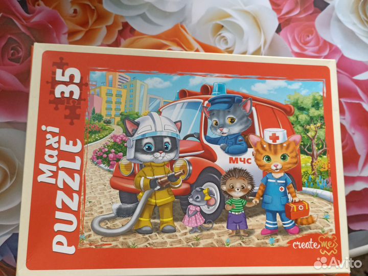 Пазл макси 35 штук