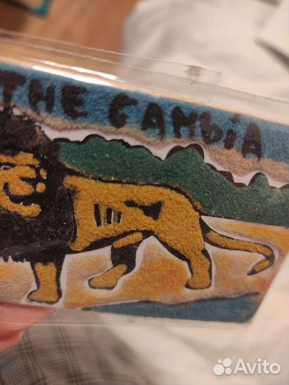 Магнит из Гамбии, ручная работа