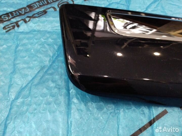 Молдинг водительской двери Ленд Крузер 200 черный