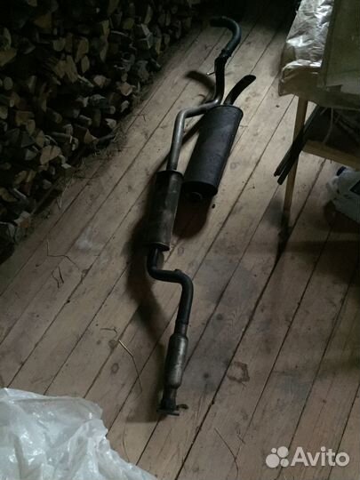 Глушитель в сборе на нива шевроле