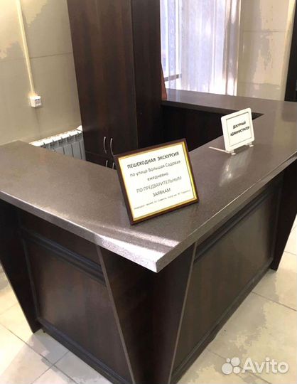 Барная стойка для офиса кварцевого агломерата