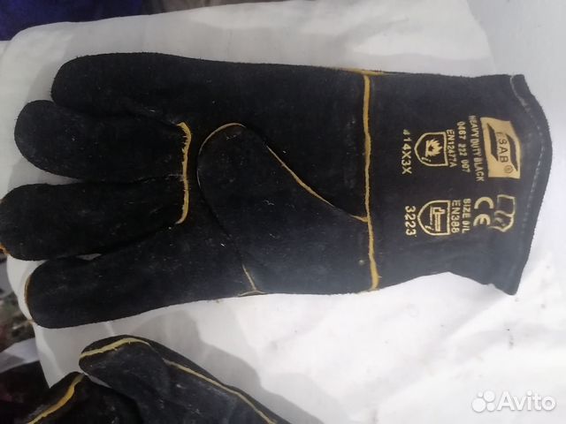 Перчатки сварщика и светофильтр