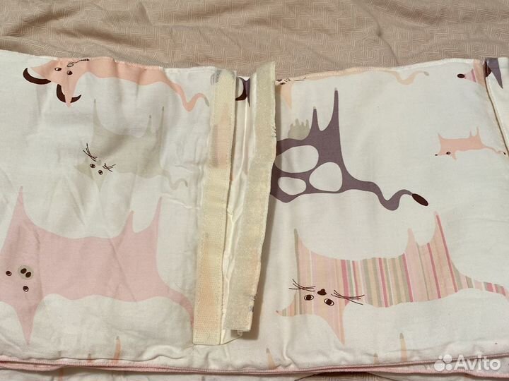 Чехол для бортиков кроватки stokke