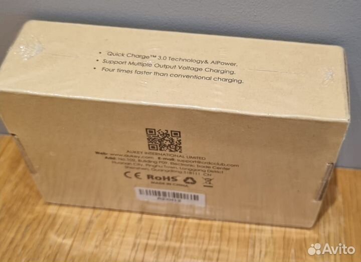 Азу зарядное устройство Aukey QC2.0/3.0 CC-T7