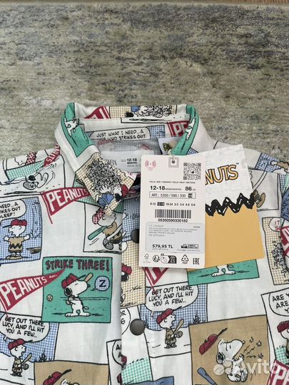 Рубашка для мальчика 86