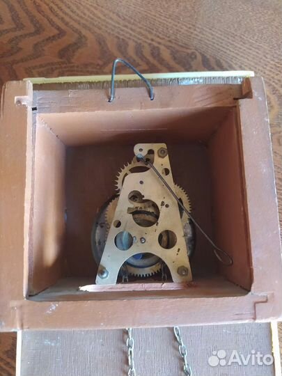 Часы-ходики. СССР. Русские узоры