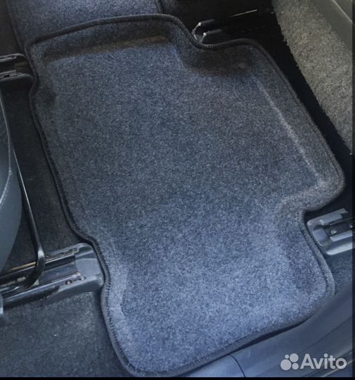 Ворсовые ковры с бортами на toyota rav4 xa30