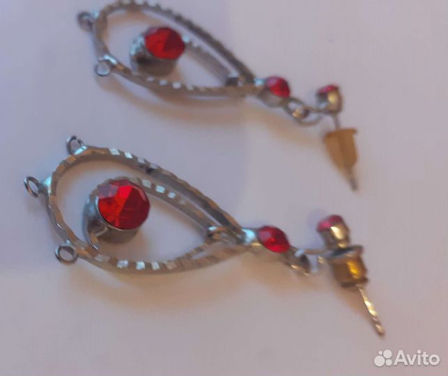 Серьги из мельхиора СССР