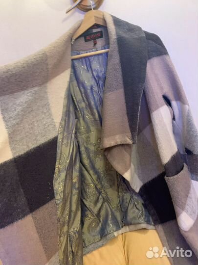 Пальто пончо женское 50-52