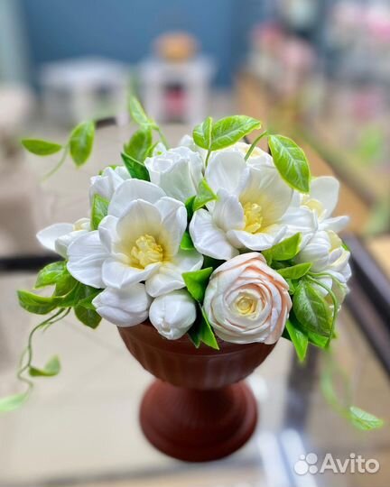 Интерьерная композиция (букет из мыла) наличии