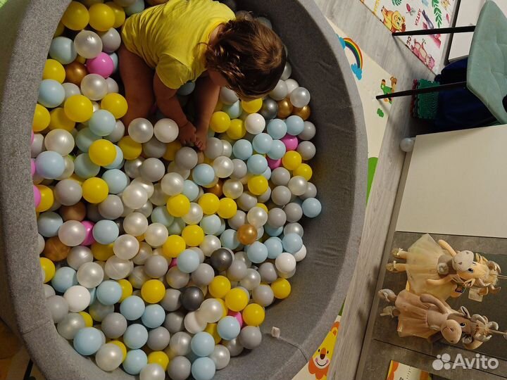 Сухой бассейн с шариками большой