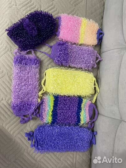 Мочалка ручной работы