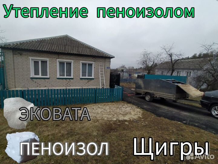 Утепление стен пеноизолом. Утепление дома эковатой
