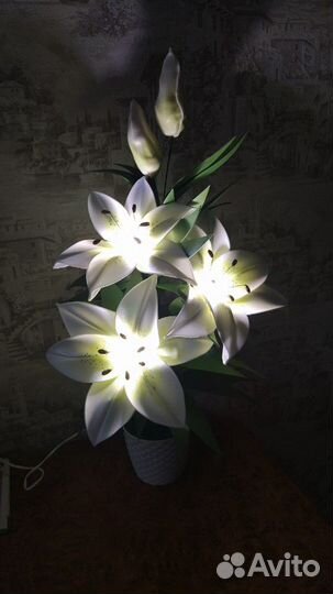 Цветы светильники из изолона