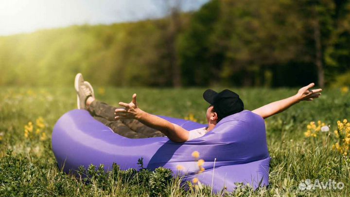 Ламзак надувной, диван на природу и кемпинг