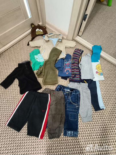 Детские вещи пакетом от 4 до 9 месяцев