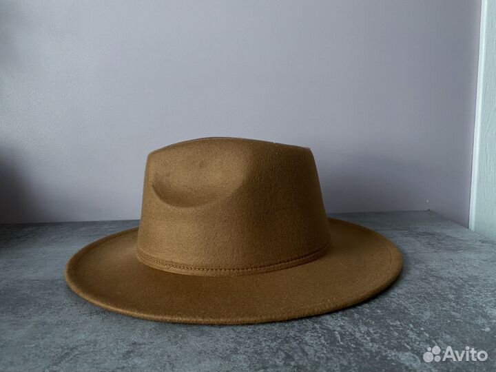 Шляпа фетровая женская Федора 56-58 см