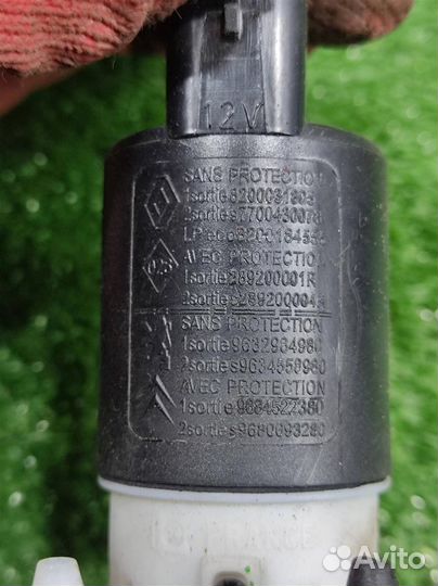 Мотор омывателя лобового стекла Peugeot Partner B