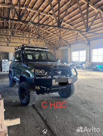 УАЗ Patriot 2.7 МТ, 2021, битый, 13 615 км