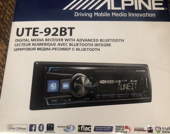 Магнитола alpine