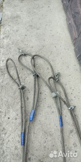 Трос стальной 16 мм.4м. Буксировочный