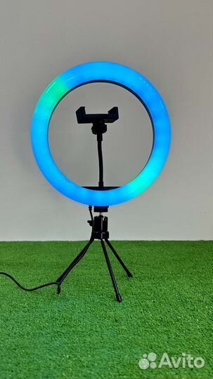 Кольцевая лампа RGB LED MJ26 26 см