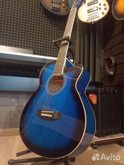 Акустическая гитара + тюнер