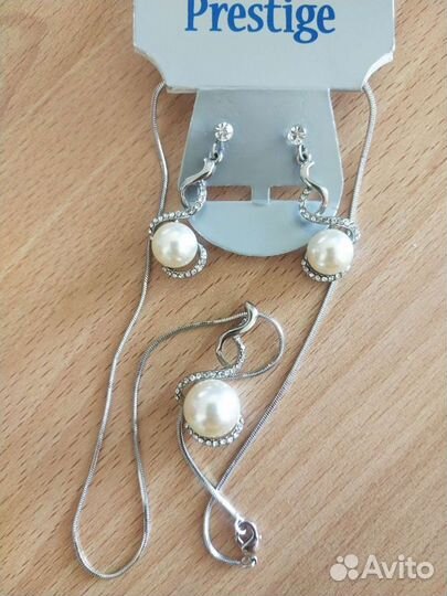 Серьги + кулон