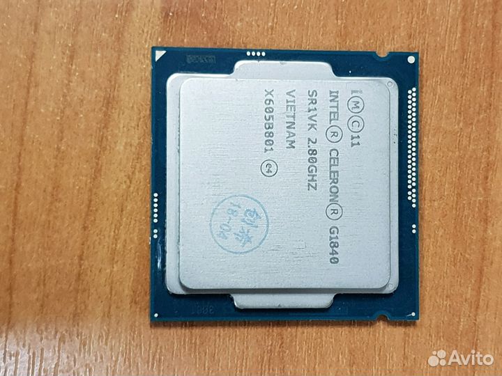 Новый Процессор Intel celeron G1840