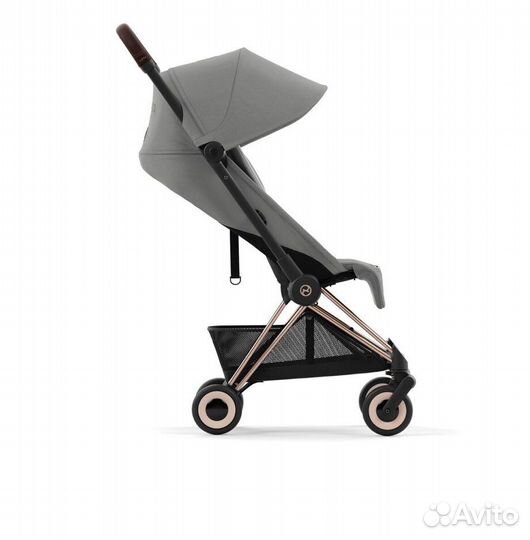 Коляска cybex coya Mirage Grey (Rosegold Frame)