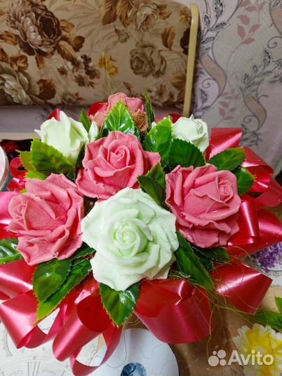 Букет из мыла
