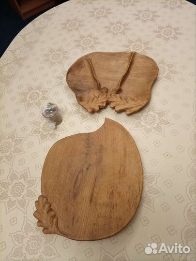 Тарелки из дерева,ручная работа