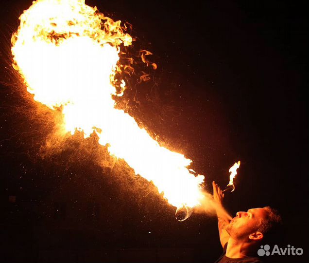 Фаер-шоу, шоу с огнем, световое, пиротехника