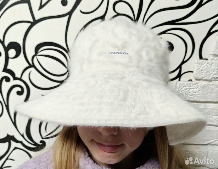 Панама kangol, белая