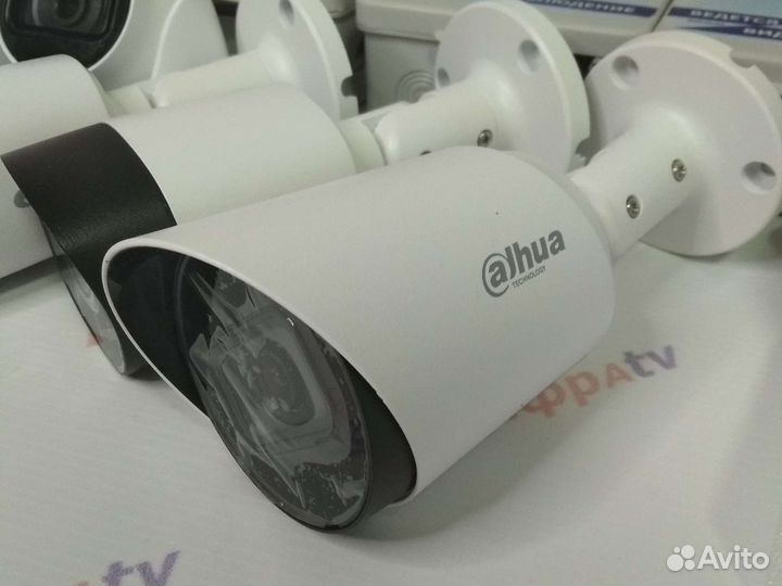 Видеонаблюдение 4Мп Dahua 11 камер IP варио регист