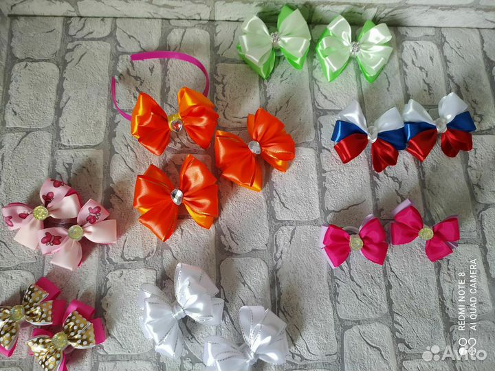 Резиночки и бантики ручной работы