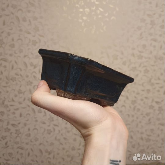 Керамический горшок для растений бонсай
