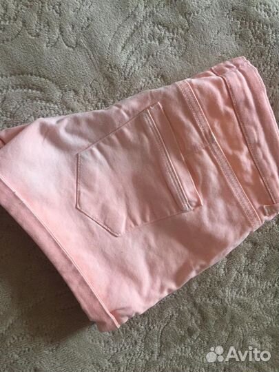 Шорты бордовые и персиковые